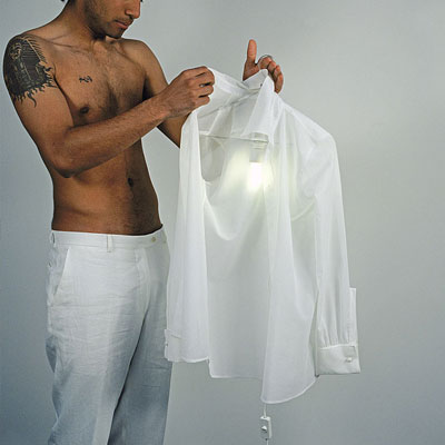 Clothes Hanger Lamp by Droog Design Lamps